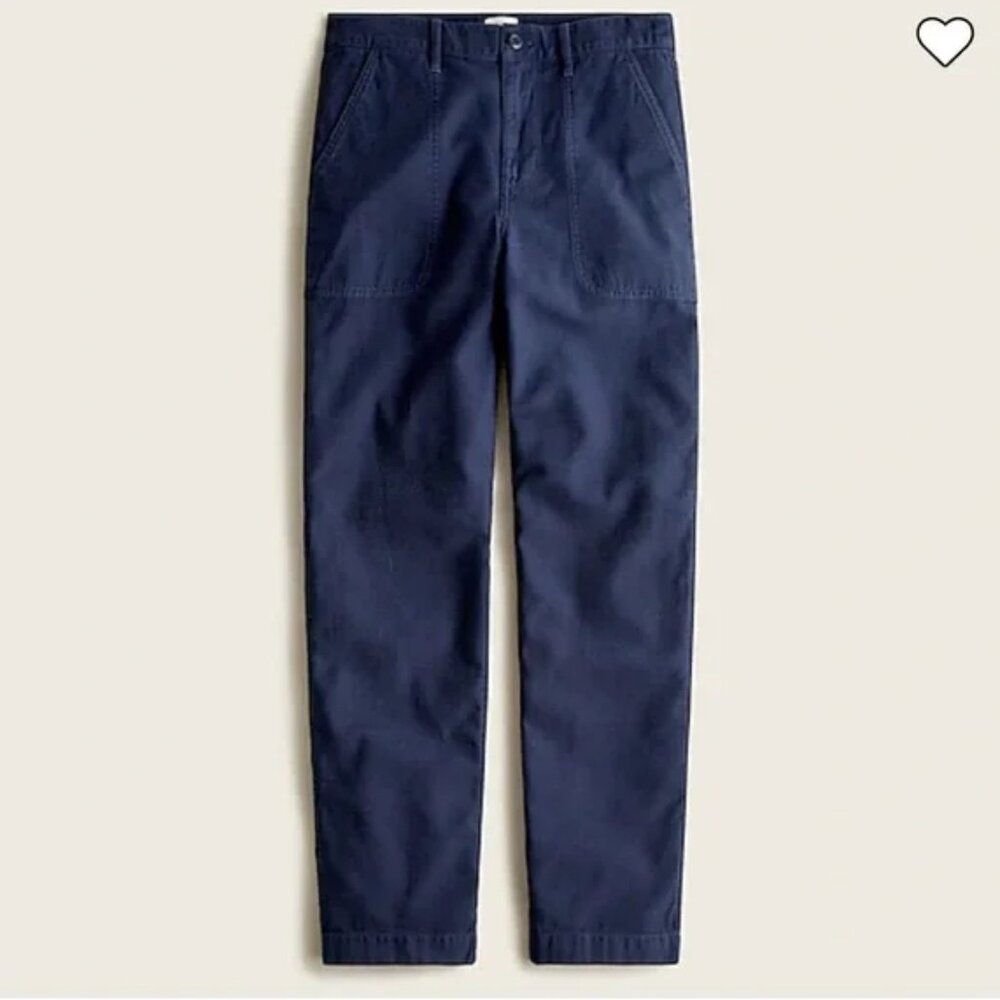 LAST CALL BEFORE DONATION: J. Crew Garment-Dyed Foundry Pant - NWT, Navy, 12T